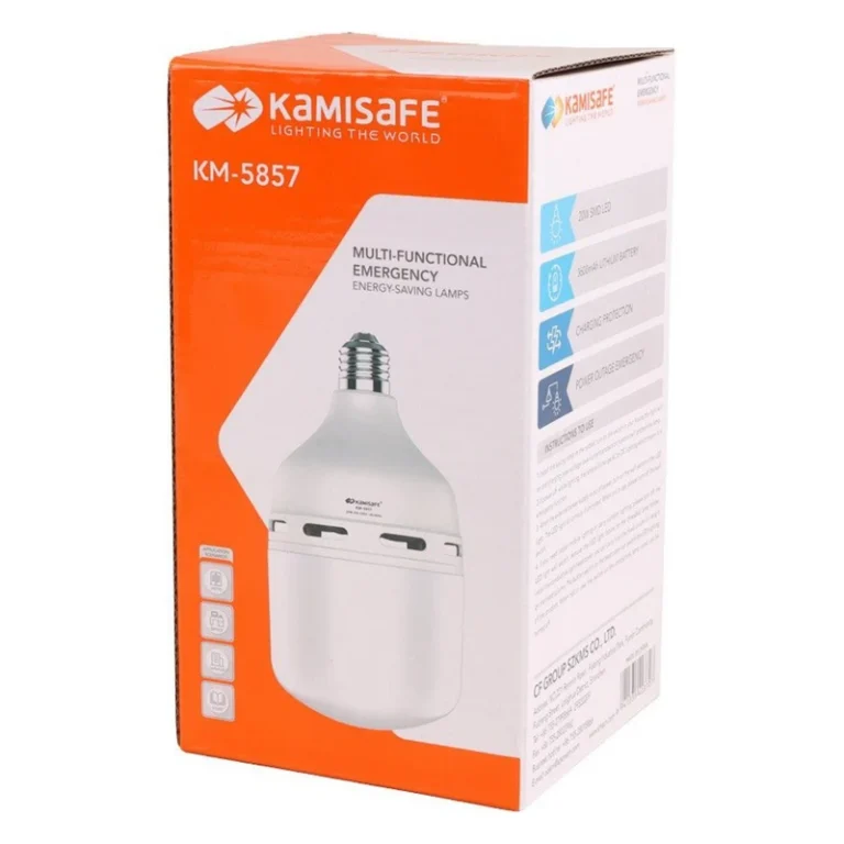 چراغ شارژی آویز چادر کامی سیف مدل KM-5857