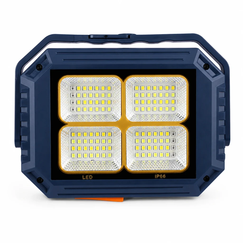 چراغ شارژی مدل CK902 | نورافکن LED پرقدرت، قابل حمل و مناسب کمپینگ و قطعی برق